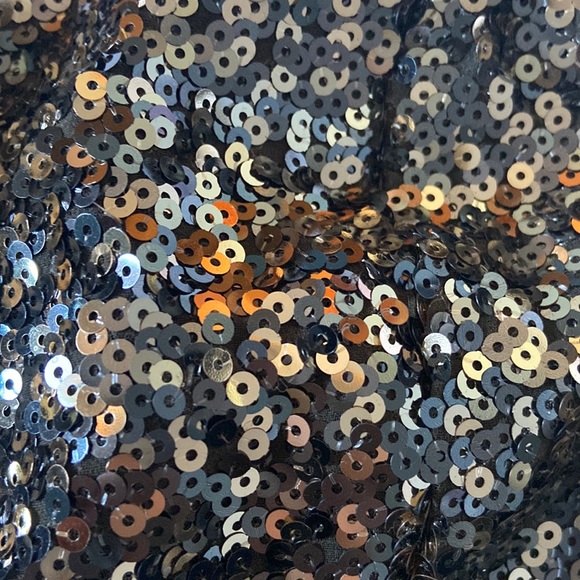 NWT Alice + Olivia Olive Bethany Sequin Peplum Cocktail Dress - Picture 7 of 8